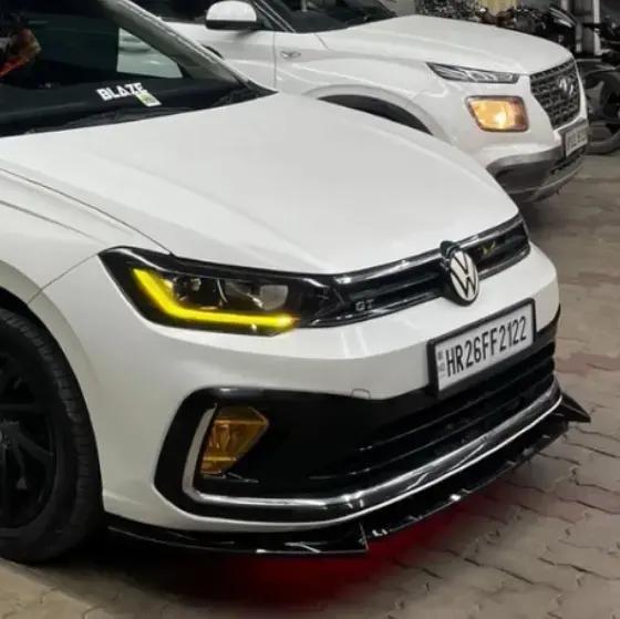 Virtus / slavia dedicated front & side splitter (ABS )