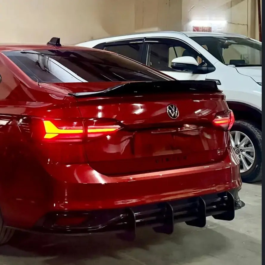 Virtus / slavia Rs style spoiler and 4 fin rear diffuser combo - Image 3