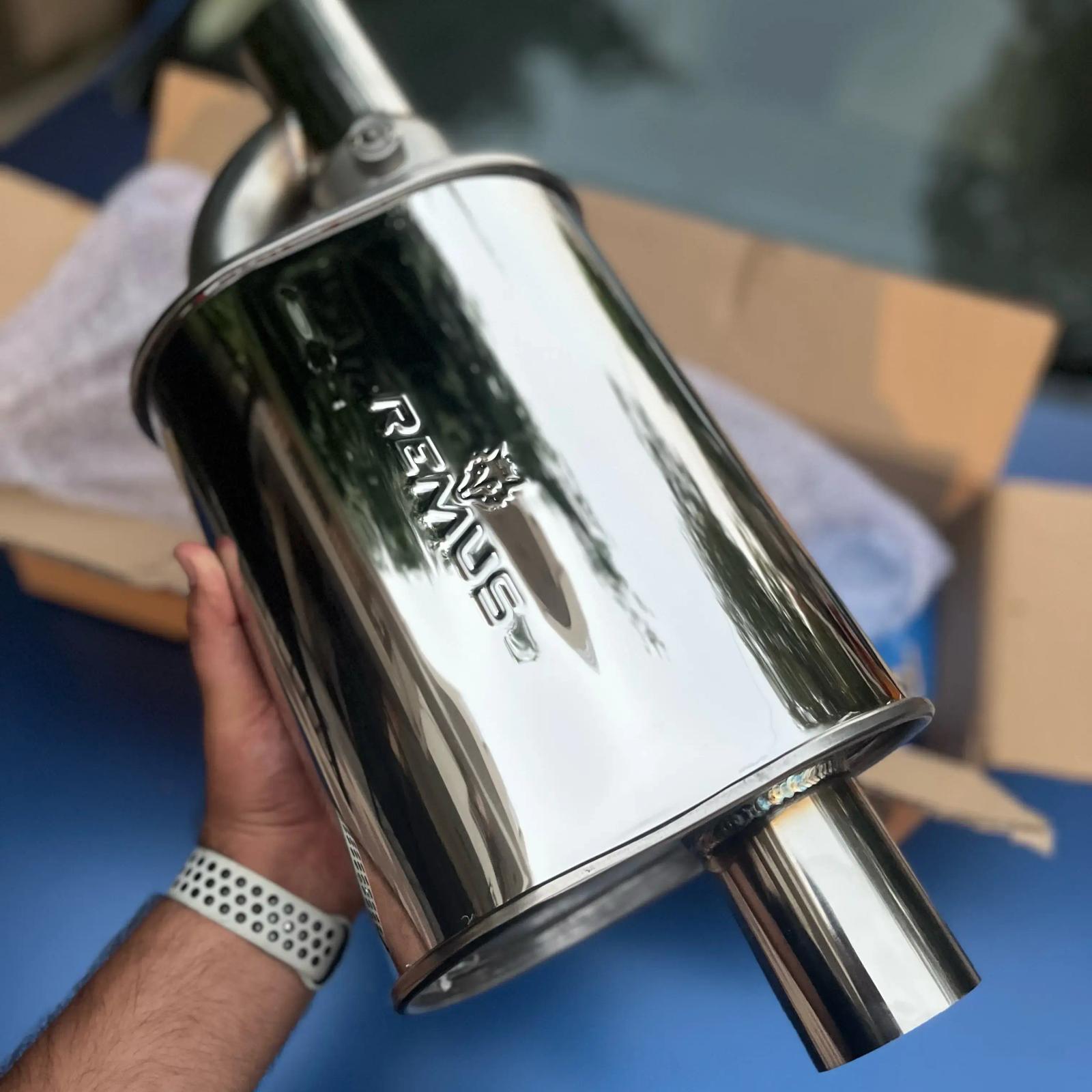 Remus single tip Valvetronic exhaust