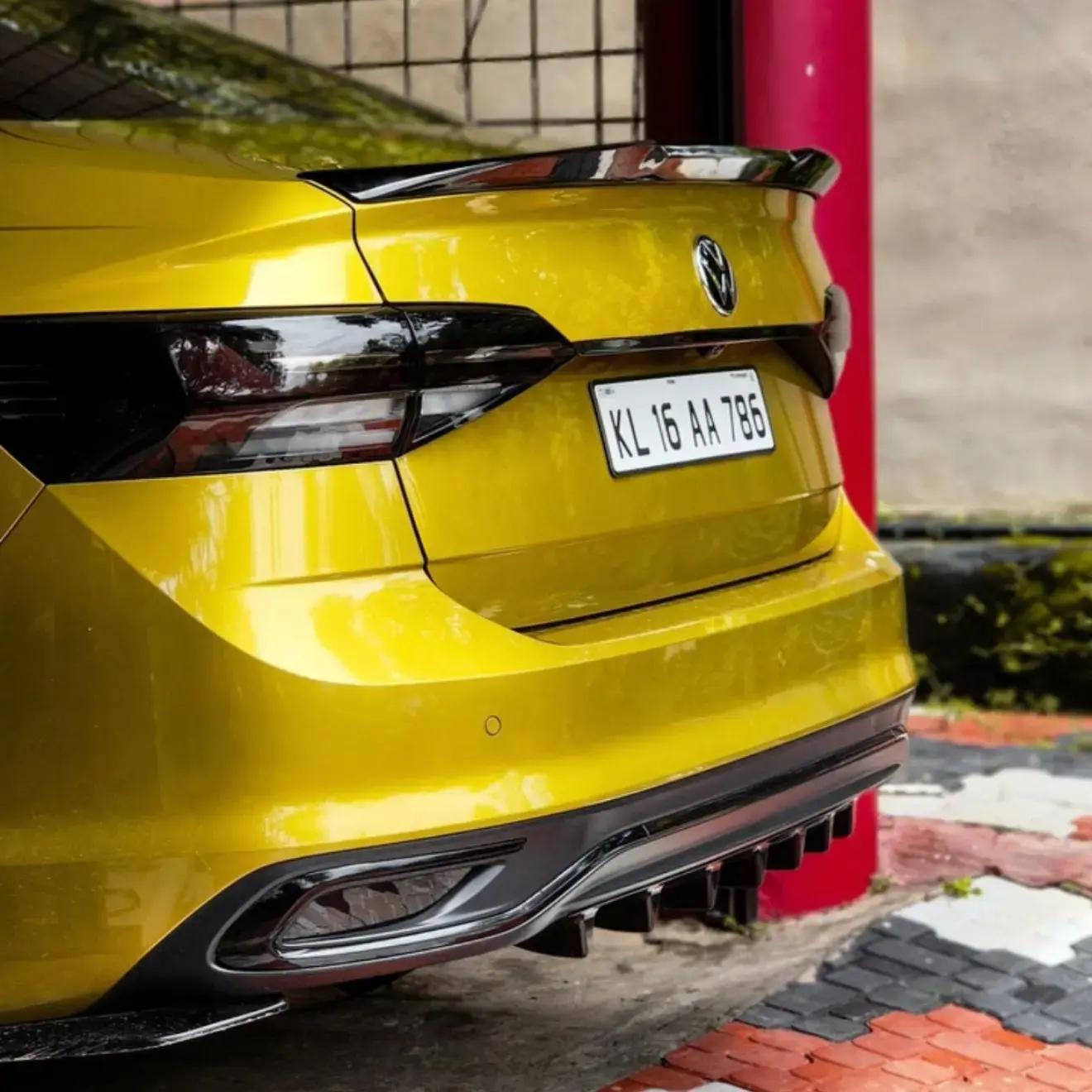 Virtus / slavia m4 spoiler and rear diffuser combo ( Abs quality )