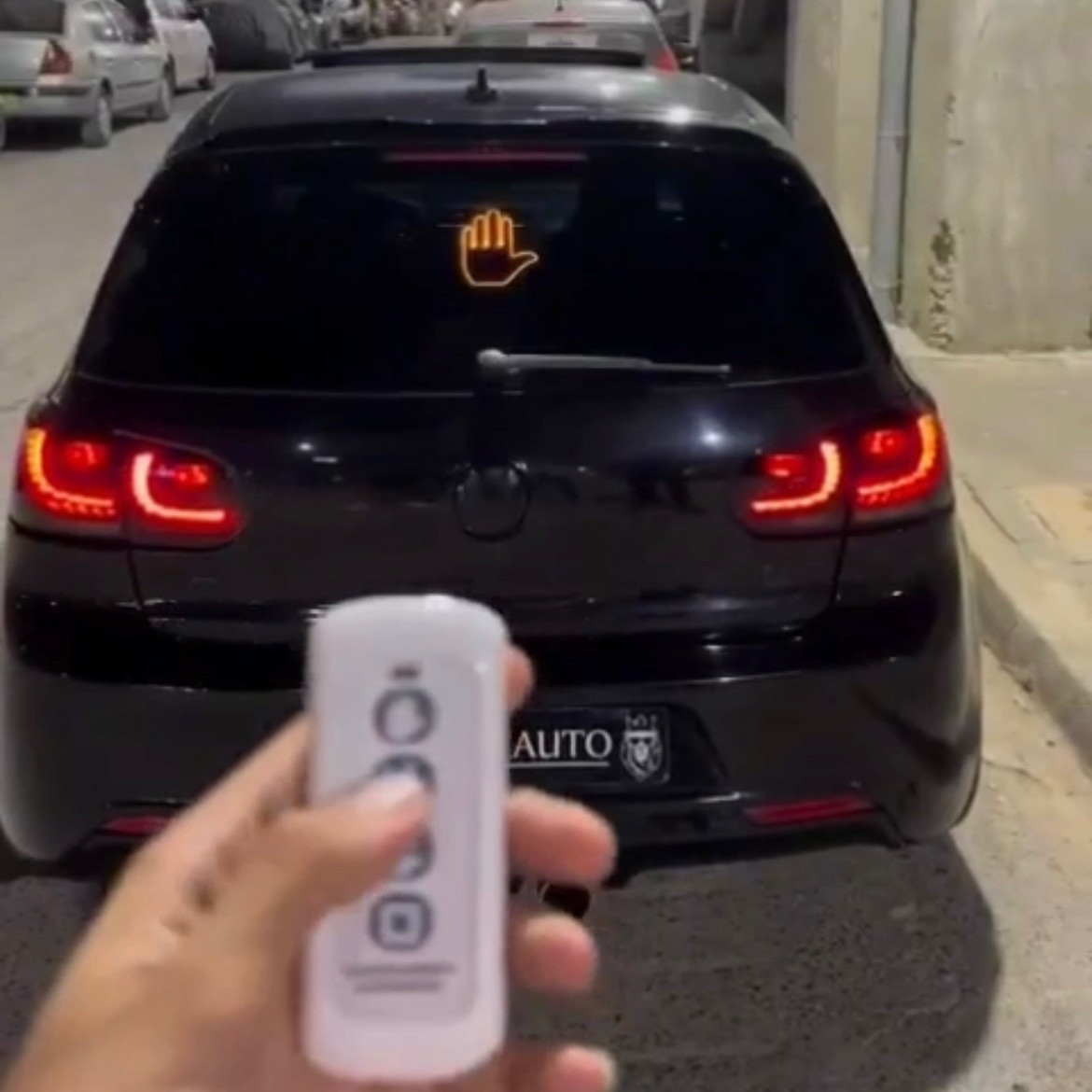 3d fingers light with wireless remote