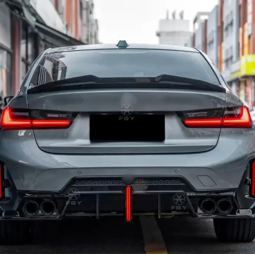 BMW G20 Lci diffuser with side canards + exhaust tips premium imported quality