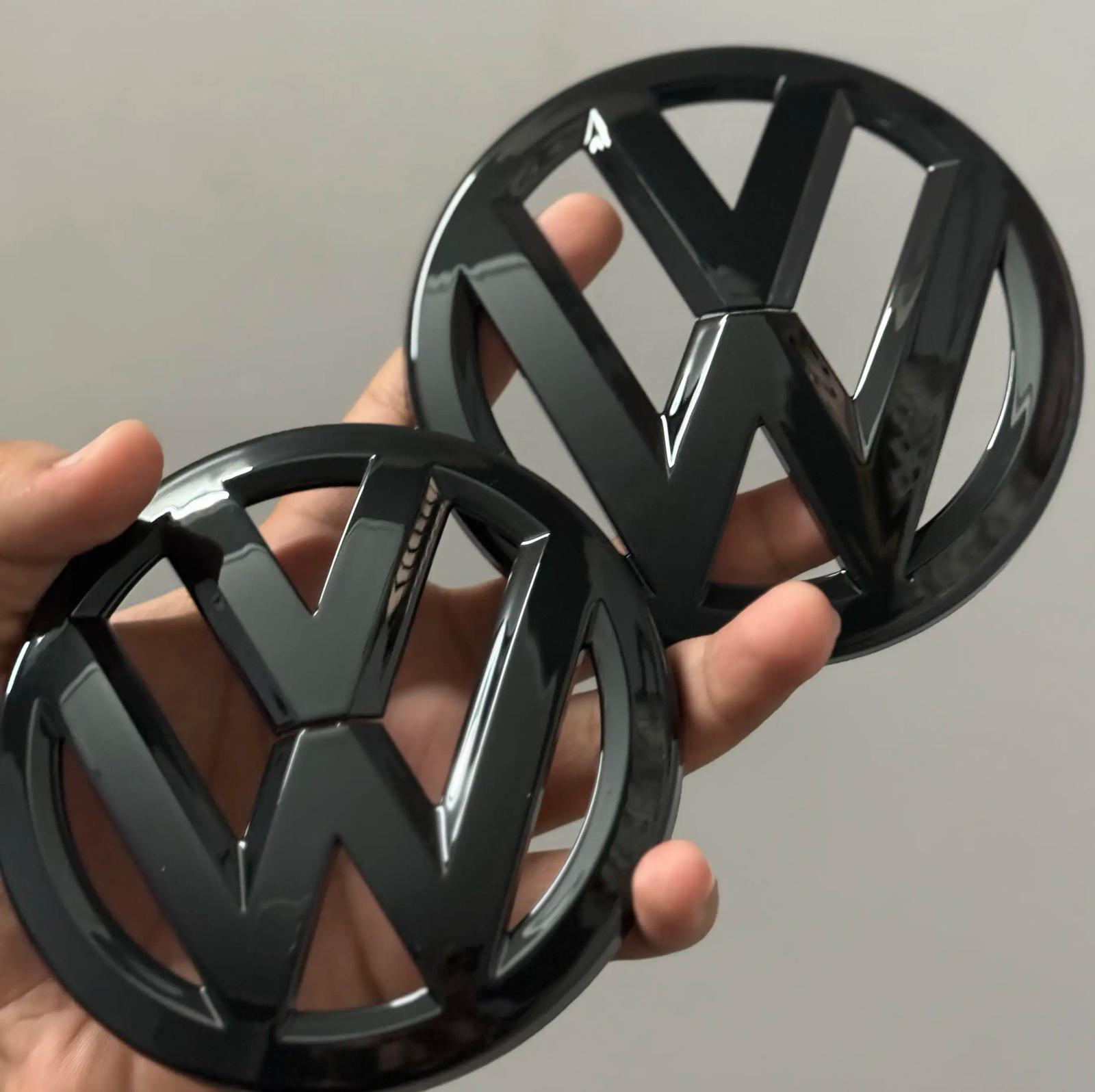 Polo glossy black replacement logos