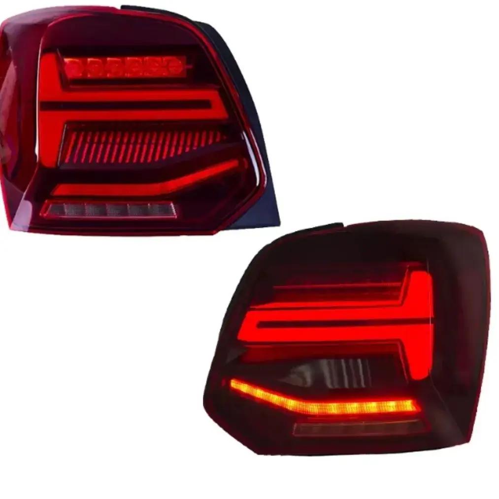 Polo q2 aftermarket stylish tail lights in red finish