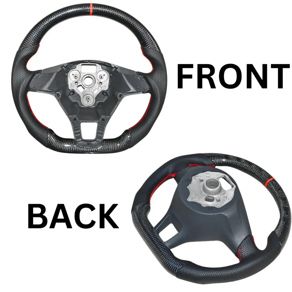 Polo real carbon fibre steering wheel
