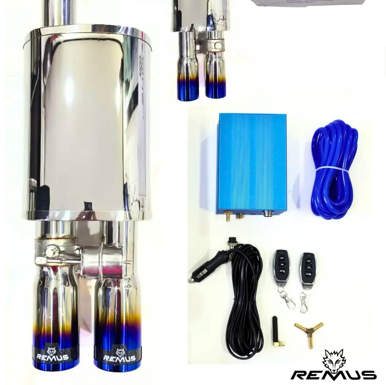 Remus Valvetronic Exhaust | Dual Tip (Burnt)