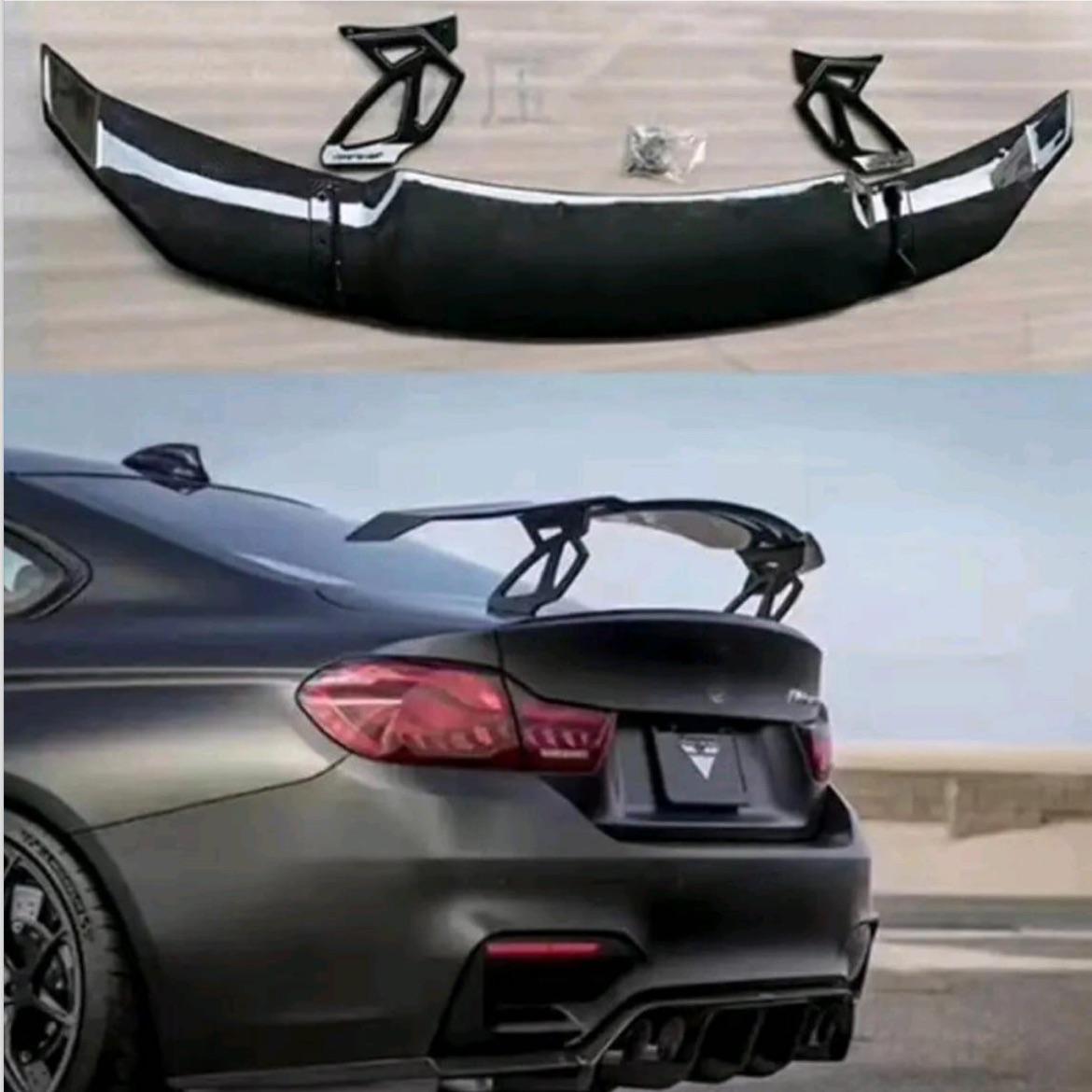 Universal bmw style abs spoiler with stands