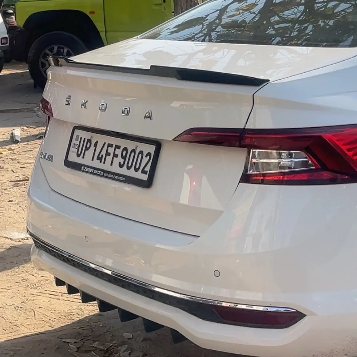 Virtus / Slavia m4 spoiler and rear diffuser combo